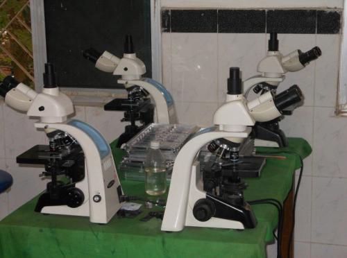 COMPUND MICROSCOPE ( TRINOCULAR) WITH CAMERA ATTACHMENT